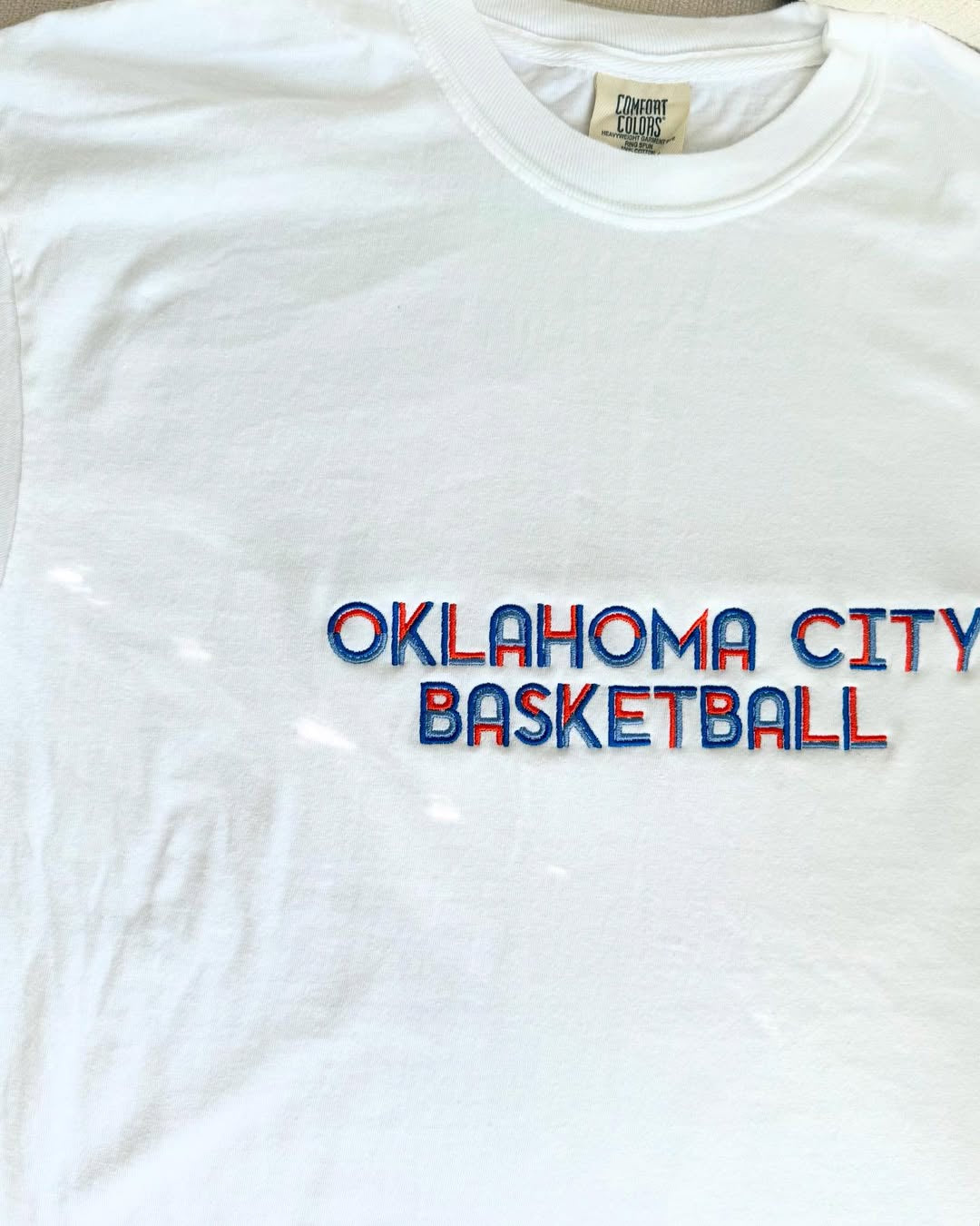 Oklahoma City Basketball Tee