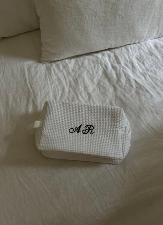 Waffle Makeup Bag