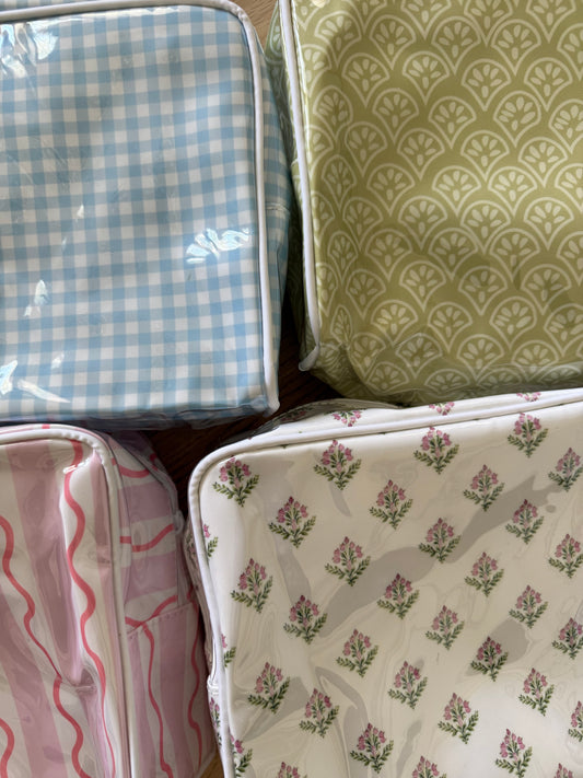 Large Wipeable Cosmetic Bag