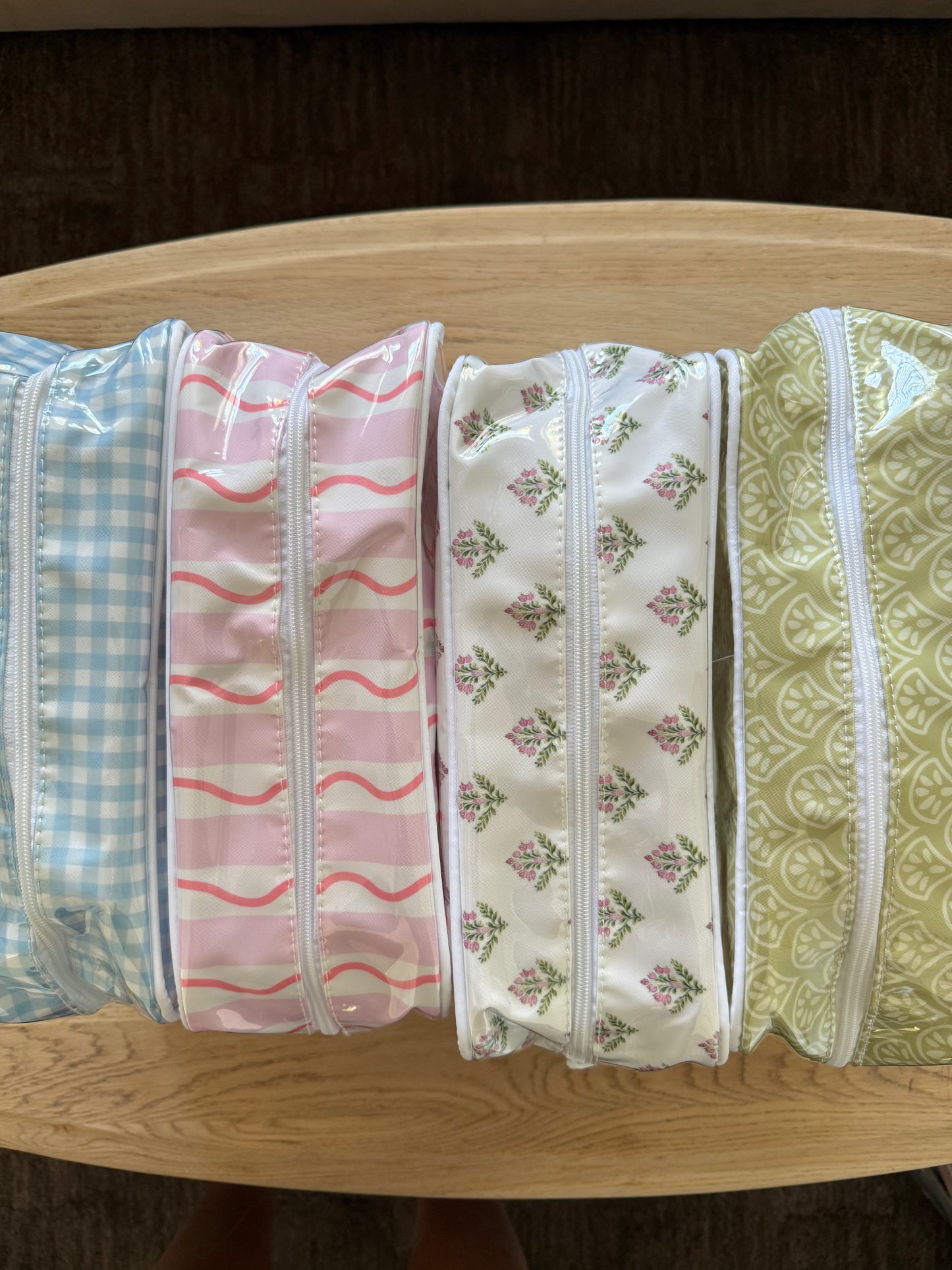 Large Wipeable Cosmetic Bag