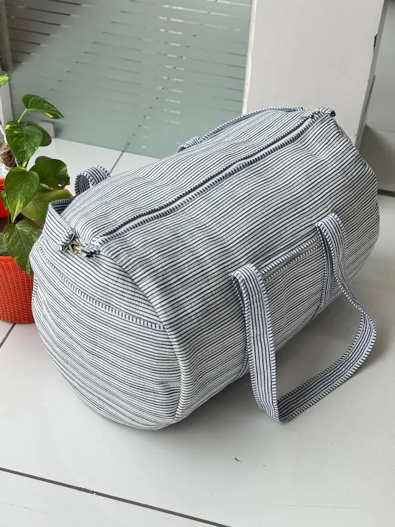 Custom Quilted Duffle Bag