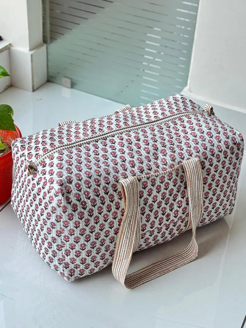 Custom Quilted Duffle Bag